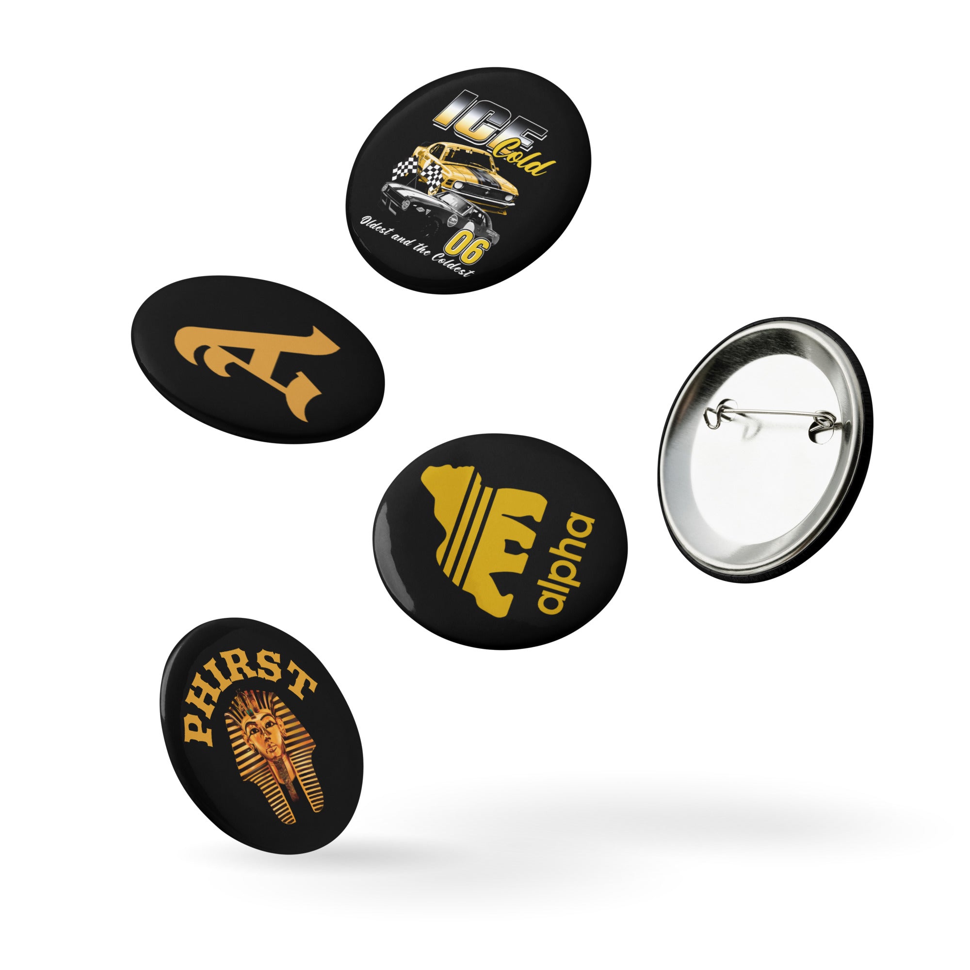 Alpha Button Pin Set – Yard Culture Company